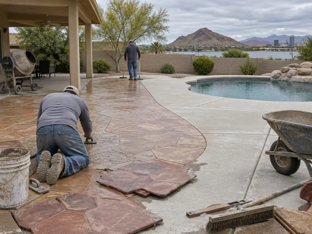 Stamped & Decorative Concrete in Tempe, AZ